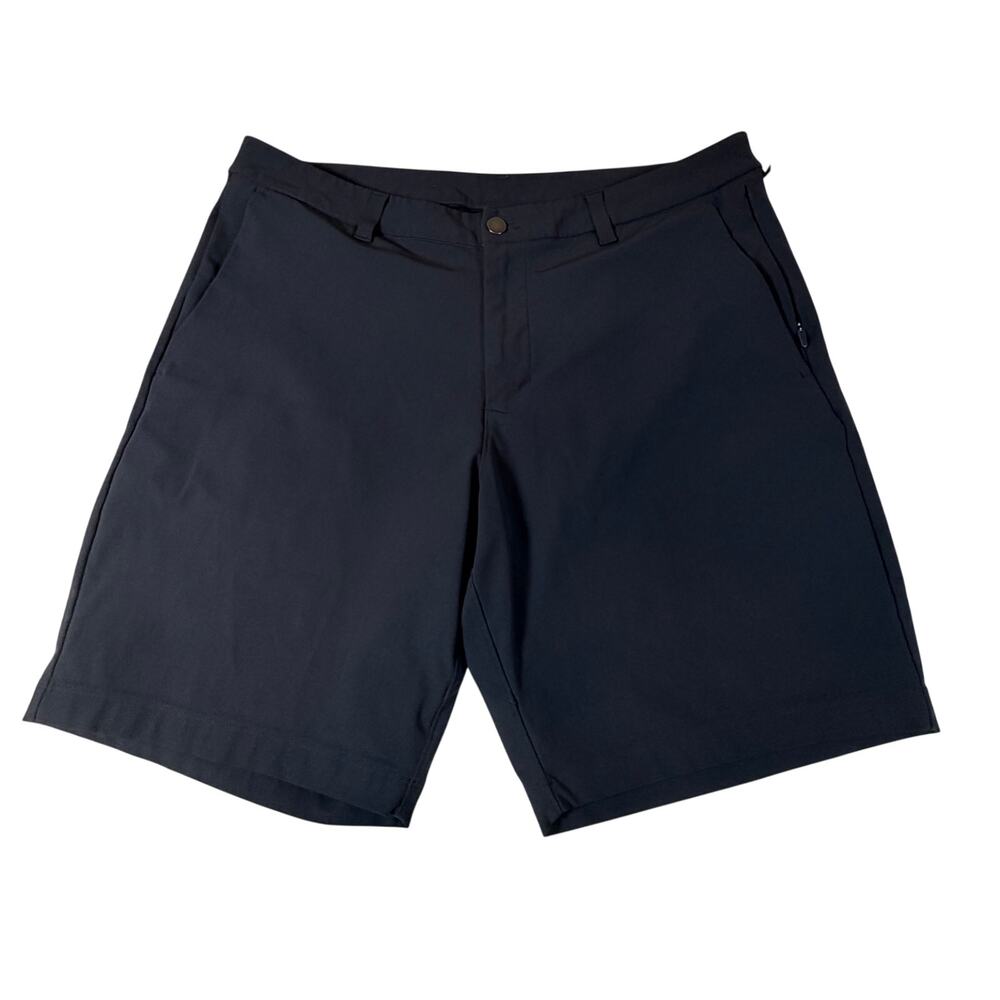 Lululemon Commission Classic-Fit Short 9” Warpstreme LM7AK3S Black Men Sz 36